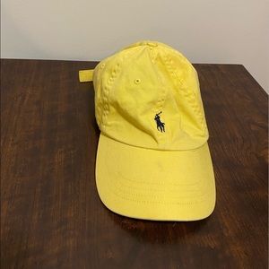 yellow polo hat